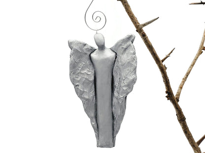 You Are Never Alone, Male Angel Christmas Ornament
