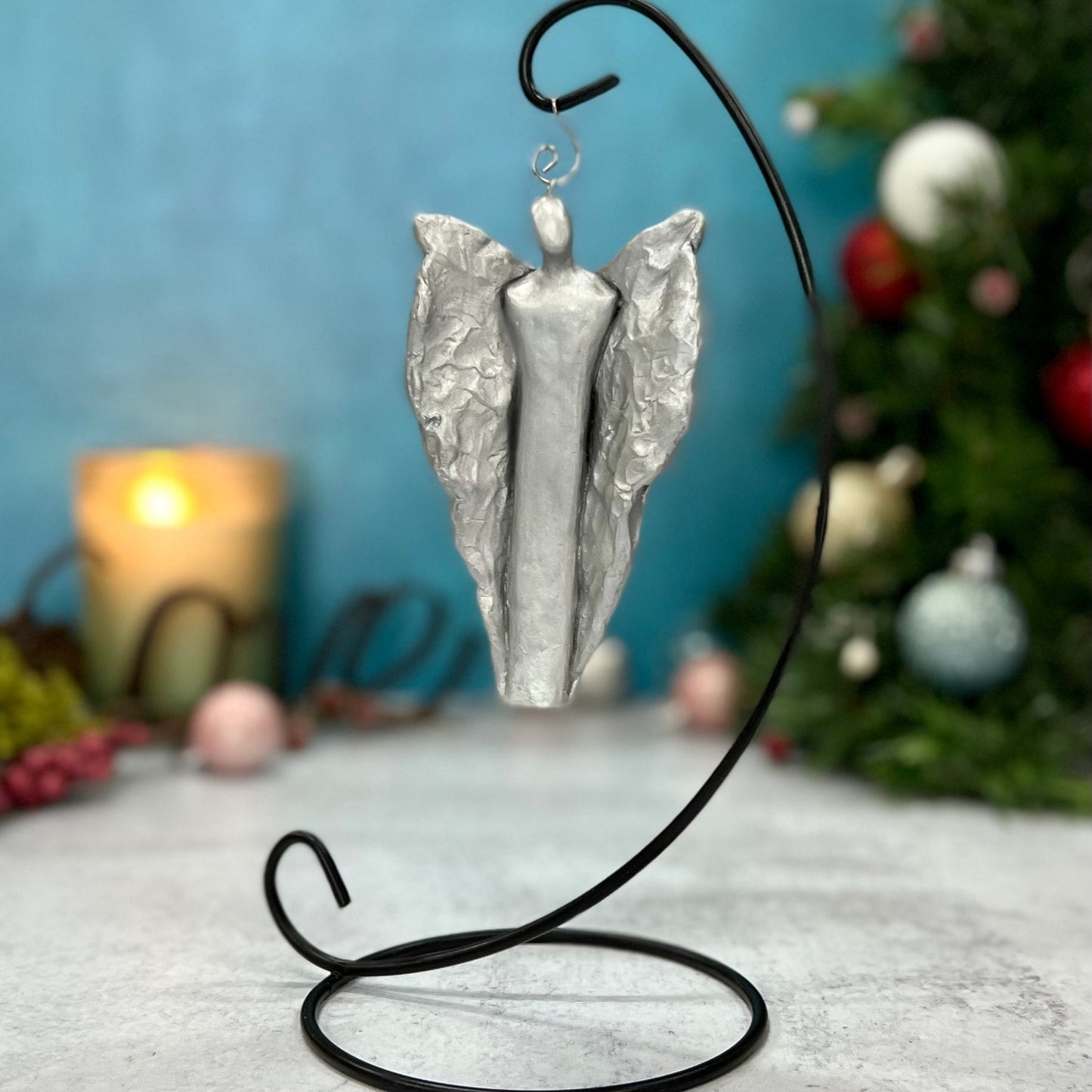 You Are Never Alone, Male Angel Christmas Ornament
