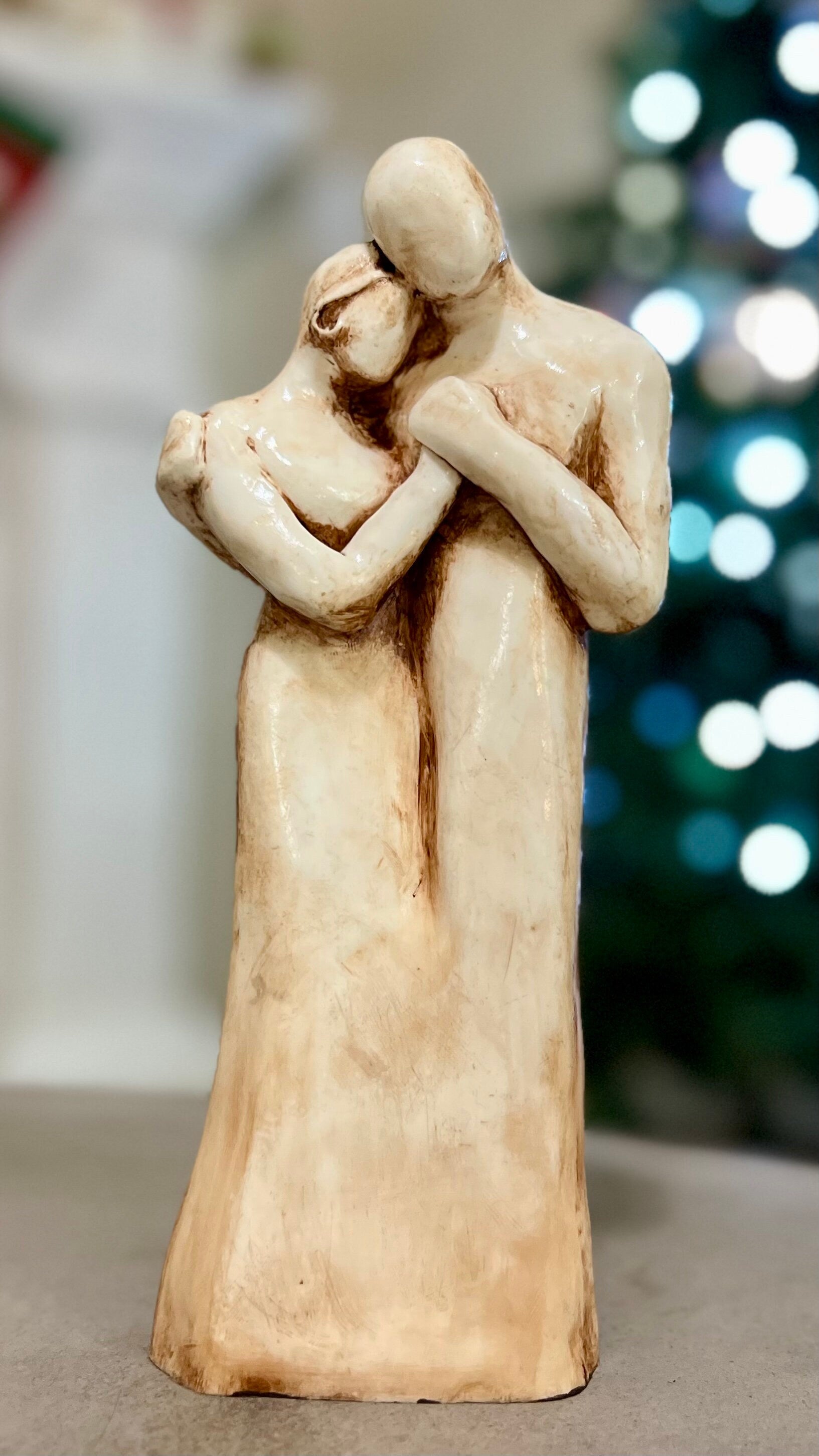 Polyresin Old Couple Show Piece Idol Statue for Home Office Decor Gift Item  | eBay