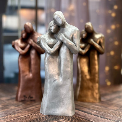 10 Year Anniversary Aluminum Sculpture, 10th Anniversary Gift for him, 10th Anniversary Gift for her, Tin Anniversary Gift, 10 year Tenth