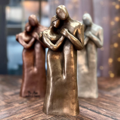 10 Year Anniversary Aluminum Sculpture, 10th Anniversary Gift for him, 10th Anniversary Gift for her, Tin Anniversary Gift, 10 year Tenth